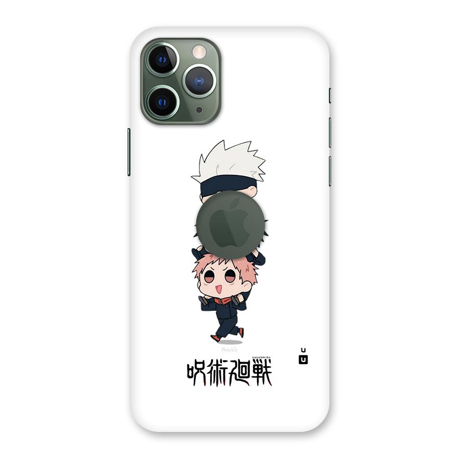 Top Gojo Squad Back Case for iPhone 11 Pro Logo Cut