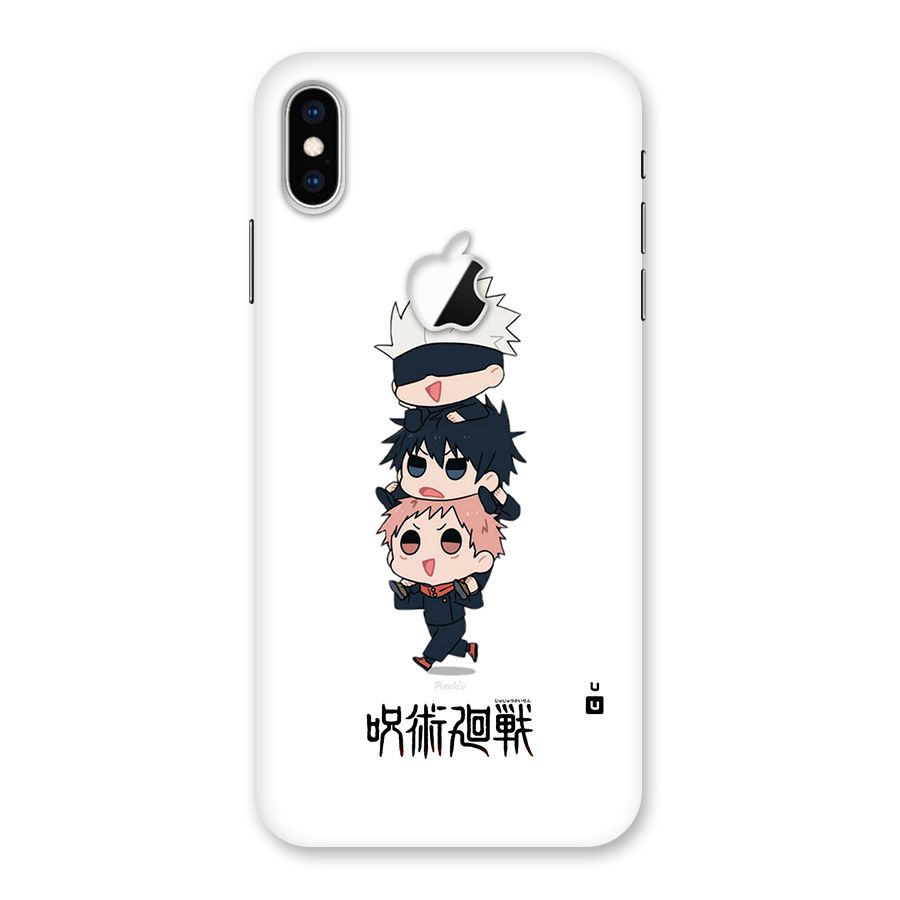Top Gojo Squad Back Case for iPhone XS Max Apple Cut
