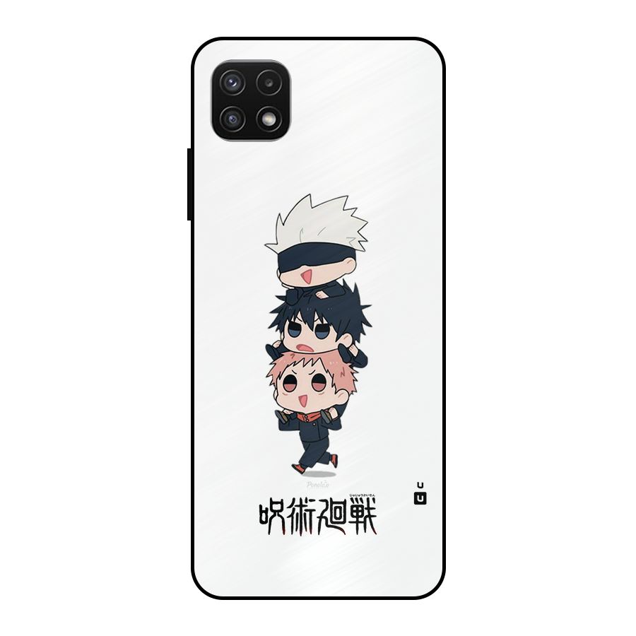 Top Gojo Squad Metal Back Case for Galaxy A22 5G