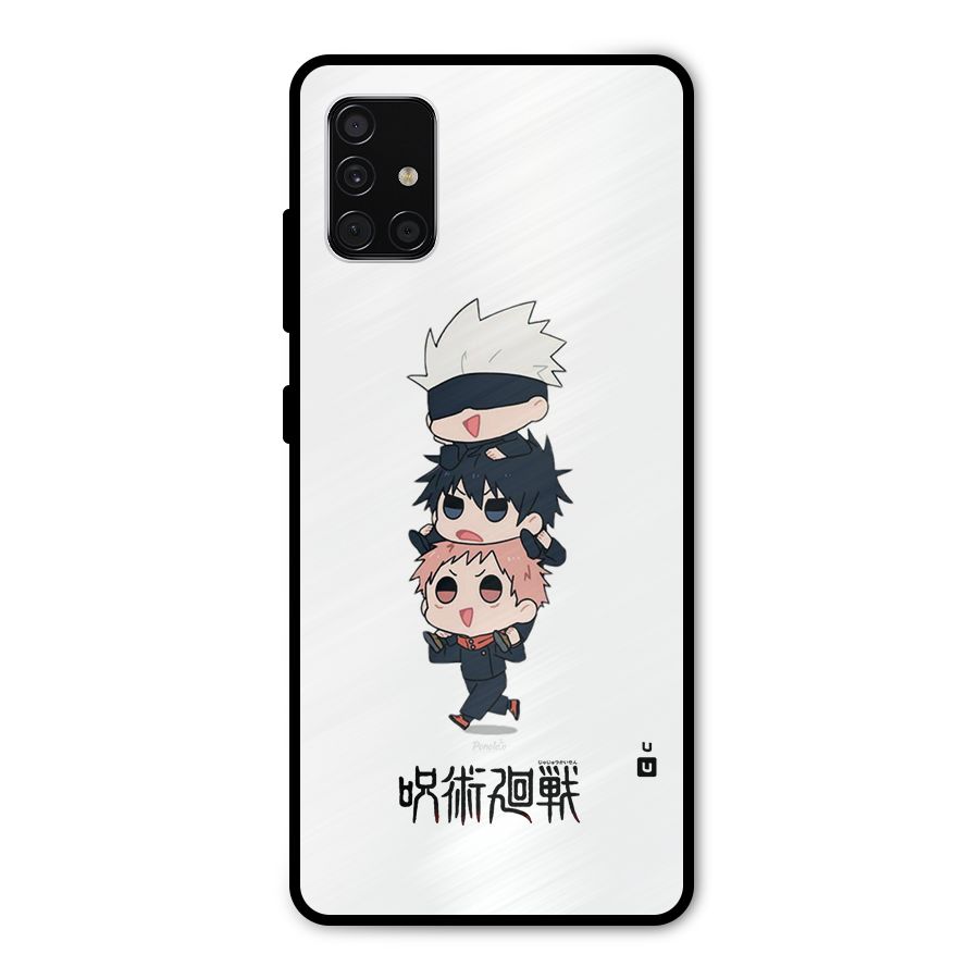 Top Gojo Squad Metal Back Case for Galaxy A51