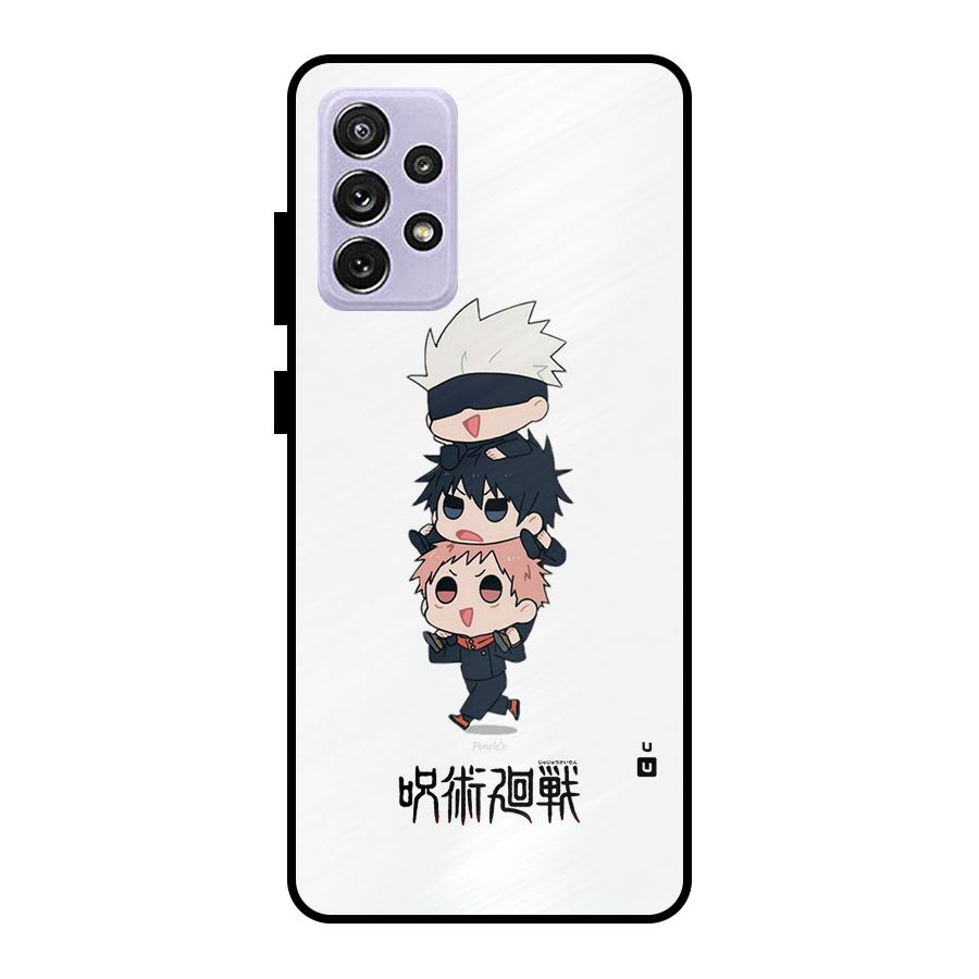 Top Gojo Squad Metal Back Case for Galaxy A72
