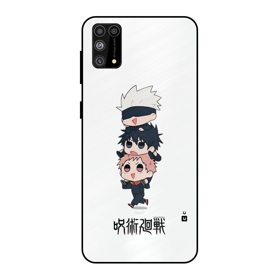 Top Gojo Squad Metal Back Case for Galaxy F41