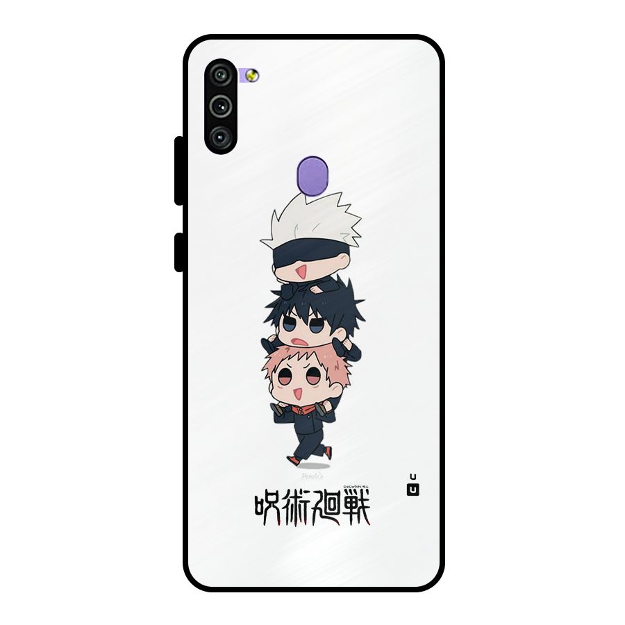 Top Gojo Squad Metal Back Case for Galaxy M11