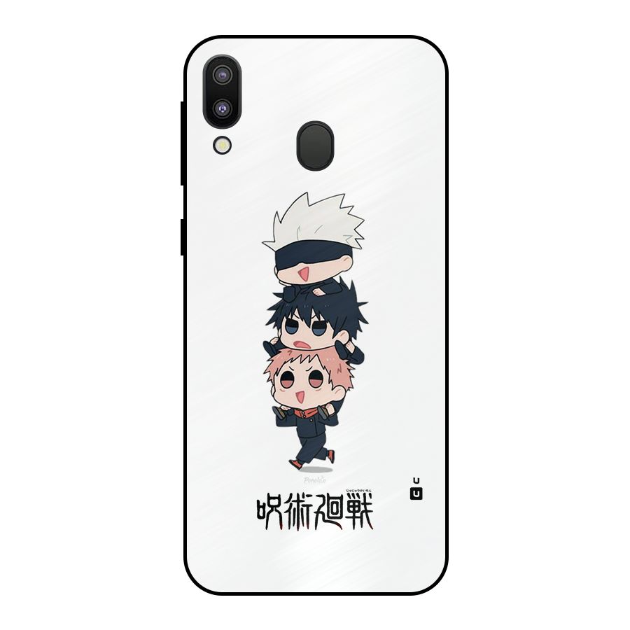 Top Gojo Squad Metal Back Case for Galaxy M20