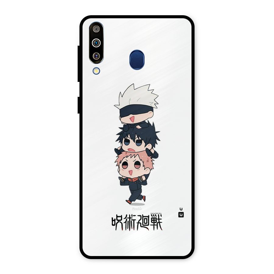 Top Gojo Squad Metal Back Case for Galaxy M30