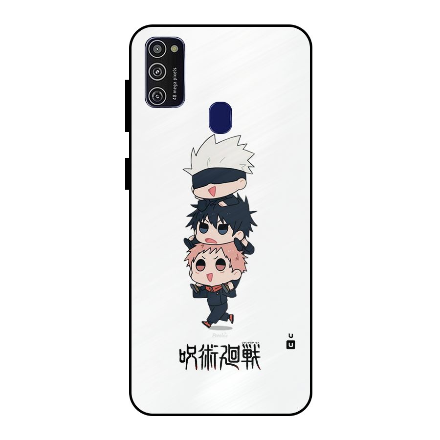 Top Gojo Squad Metal Back Case for Galaxy M30s