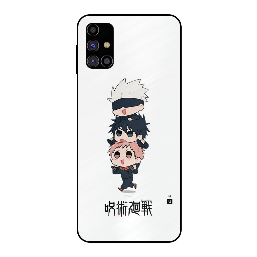 Top Gojo Squad Metal Back Case for Galaxy M31s
