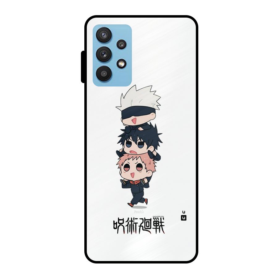 Top Gojo Squad Metal Back Case for Galaxy M32 5G
