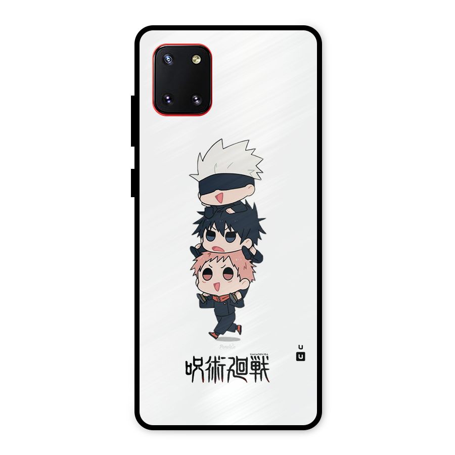 Top Gojo Squad Metal Back Case for Galaxy Note 10 Lite
