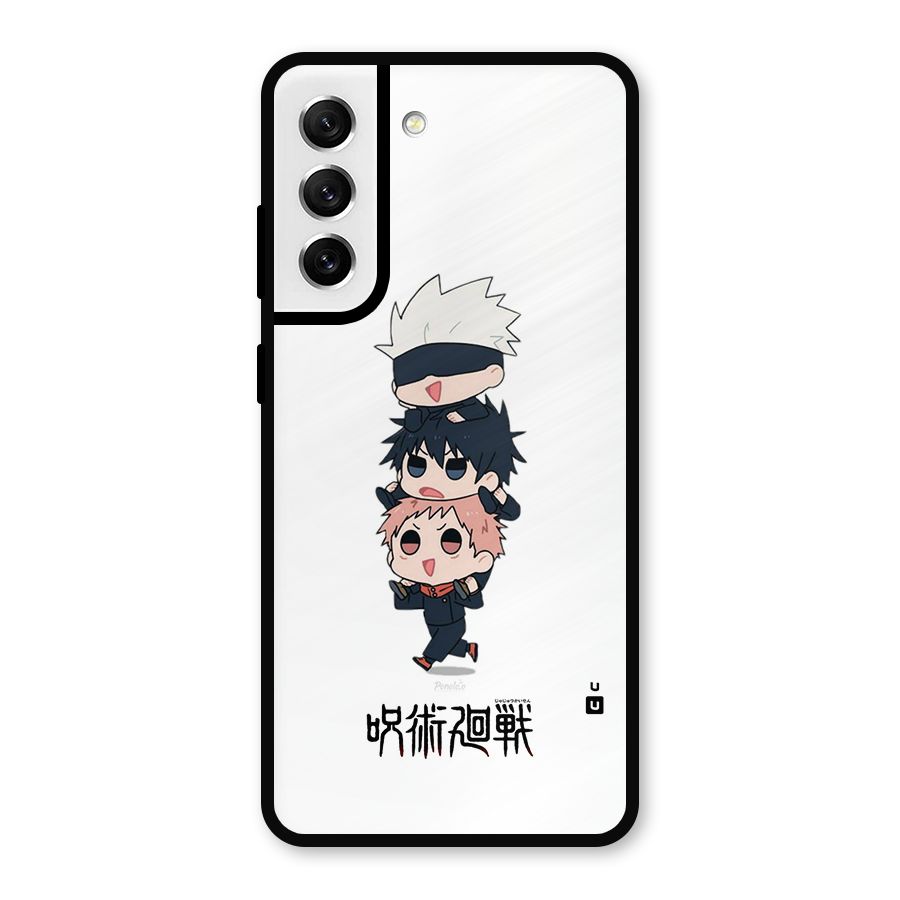 Top Gojo Squad Metal Back Case for Galaxy S21 FE 5G