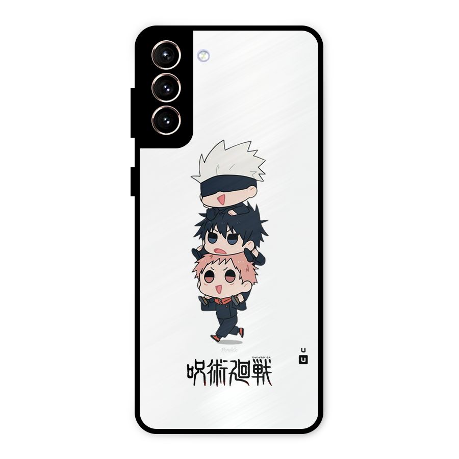 Top Gojo Squad Metal Back Case for Galaxy S21 Plus
