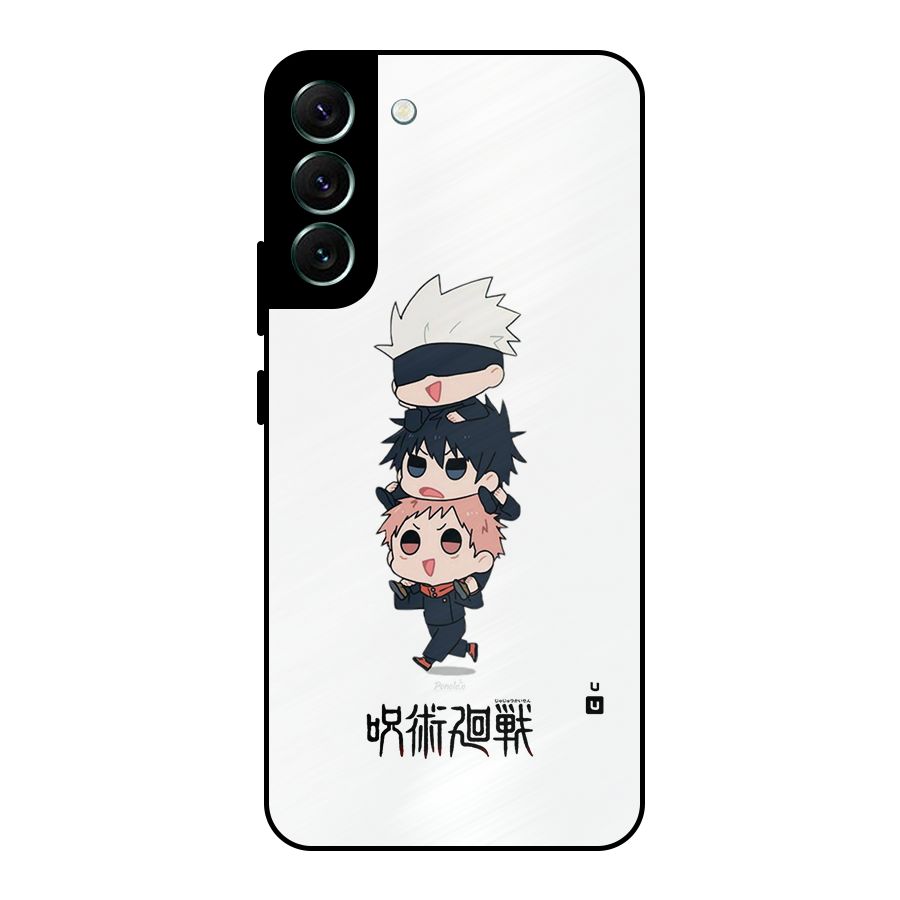 Top Gojo Squad Metal Back Case for Galaxy S22 Plus 5G