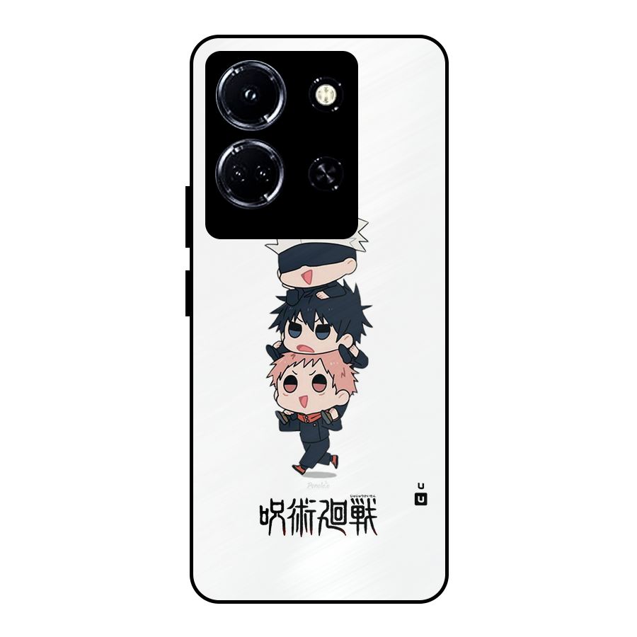 Top Gojo Squad Metal Back Case for Infinix Note 30 5G