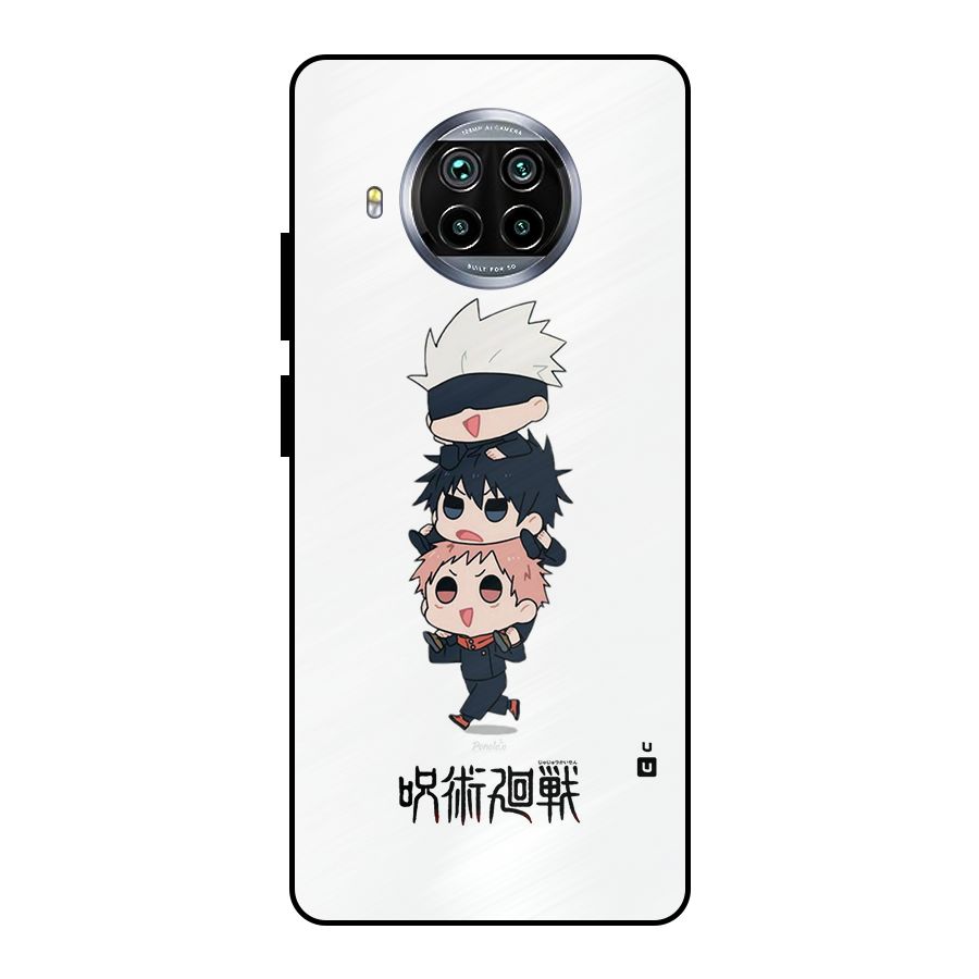 Top Gojo Squad Metal Back Case for Mi 10i