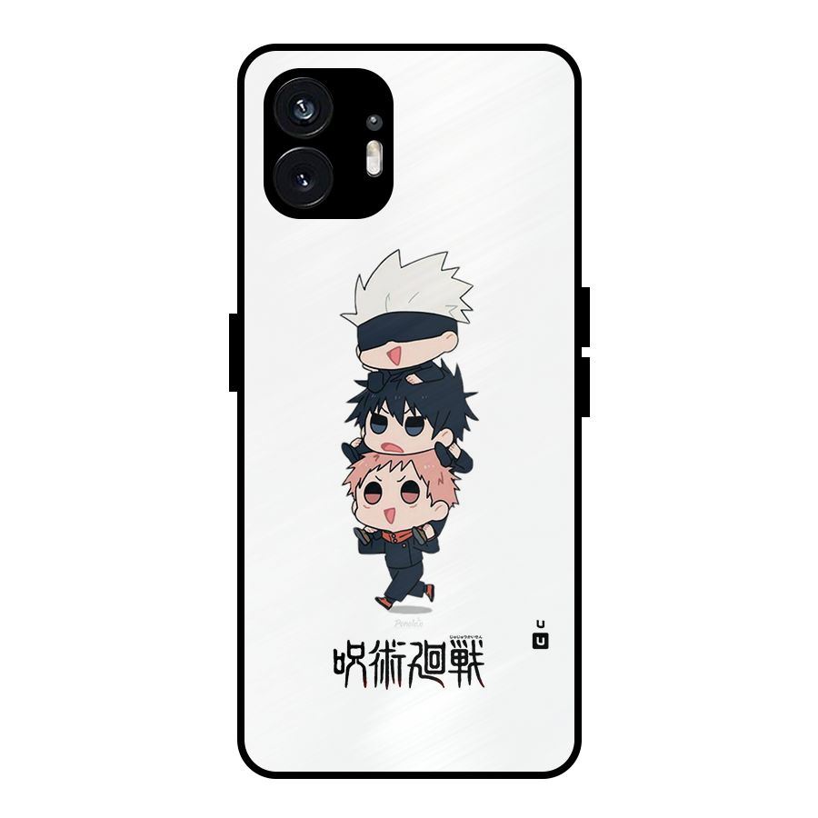 Top Gojo Squad Metal Back Case for Nothing Phone 2