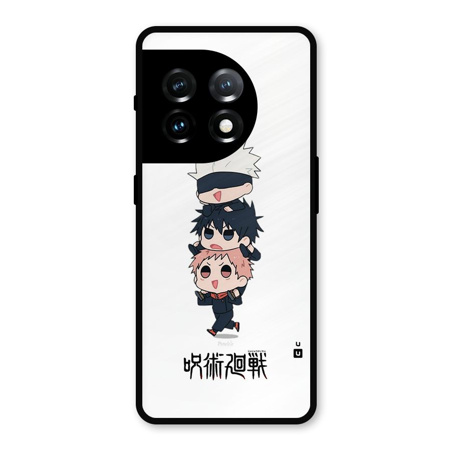 Top Gojo Squad Metal Back Case for OnePlus 11