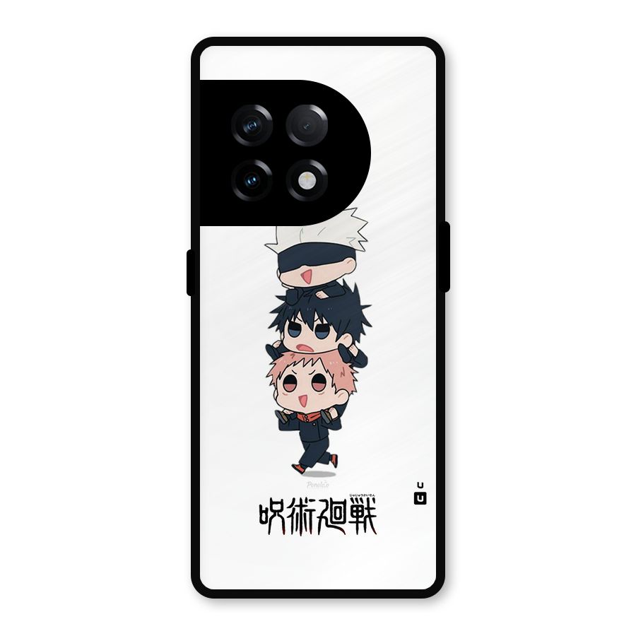 Top Gojo Squad Metal Back Case for OnePlus 11R