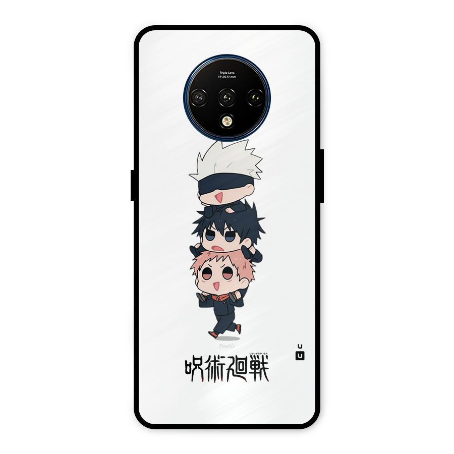 Top Gojo Squad Metal Back Case for OnePlus 7T