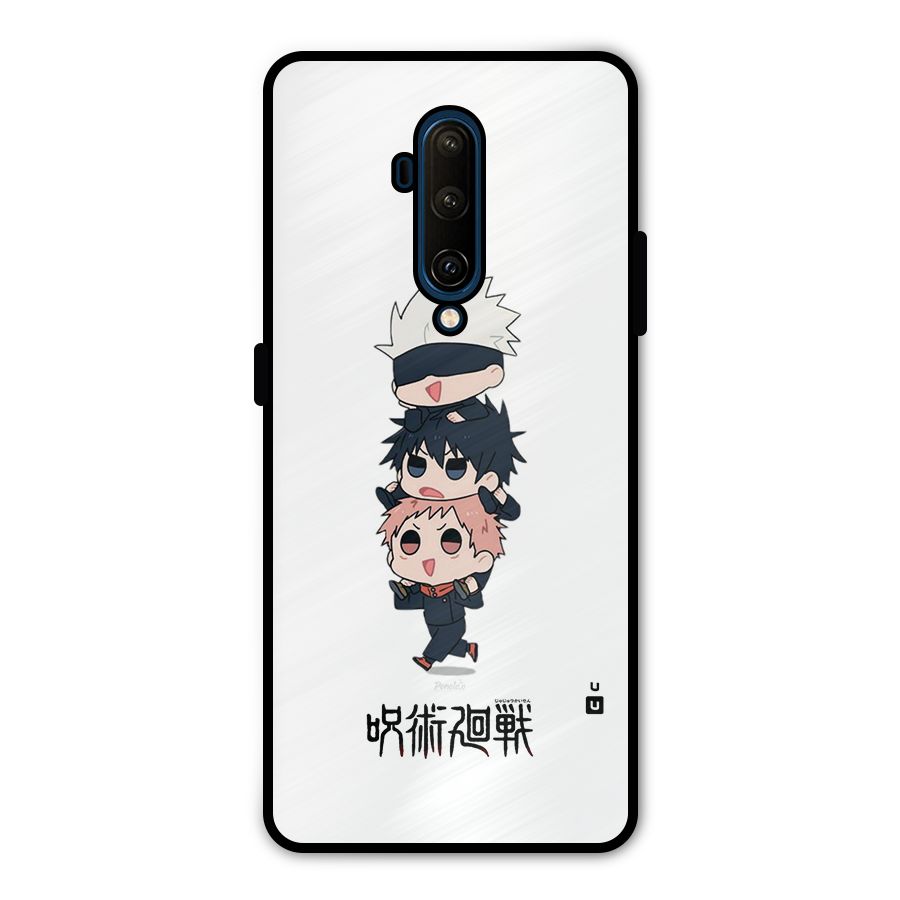 Top Gojo Squad Metal Back Case for OnePlus 7T Pro