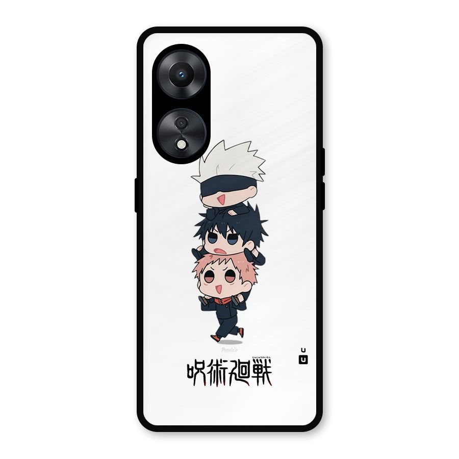 Top Gojo Squad Metal Back Case for Oppo A78