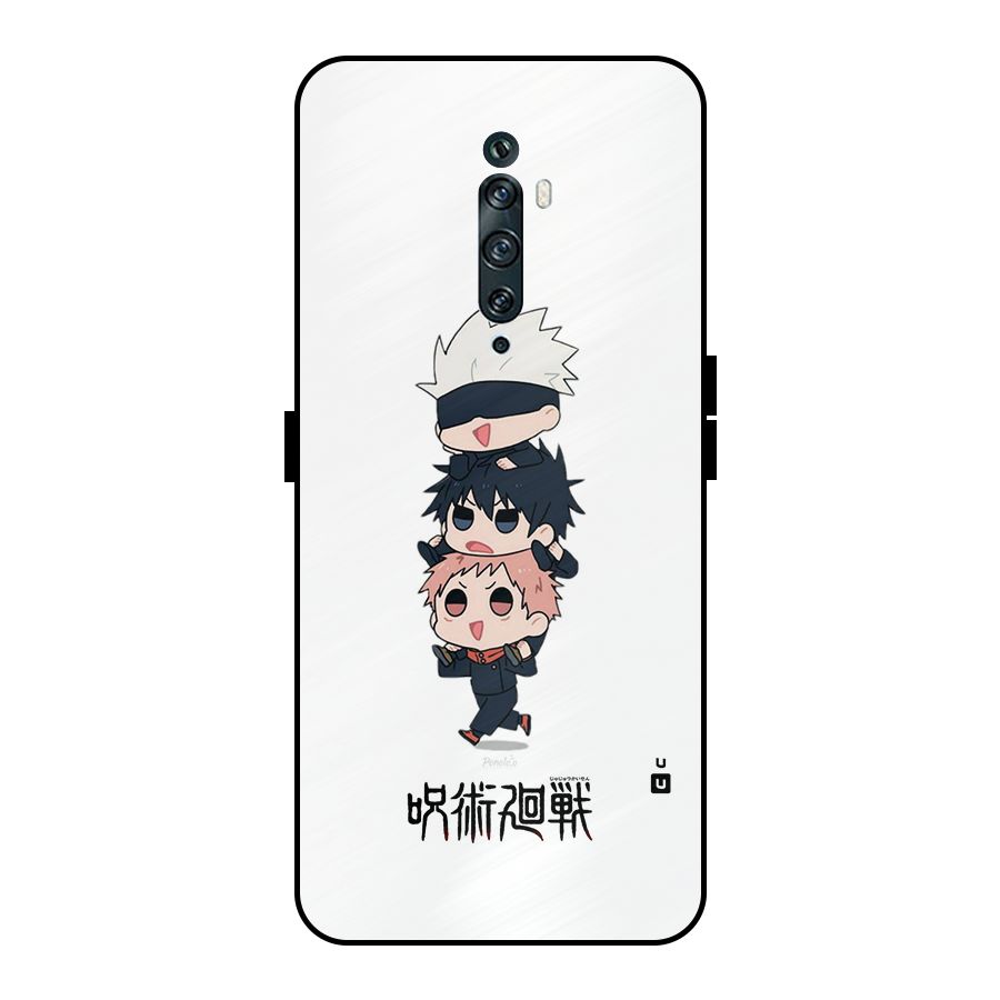 Top Gojo Squad Metal Back Case for Oppo Reno2 Z