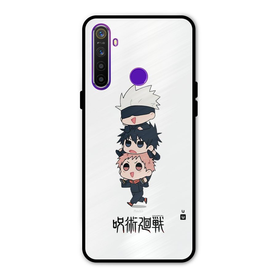 Top Gojo Squad Metal Back Case for Realme 5i