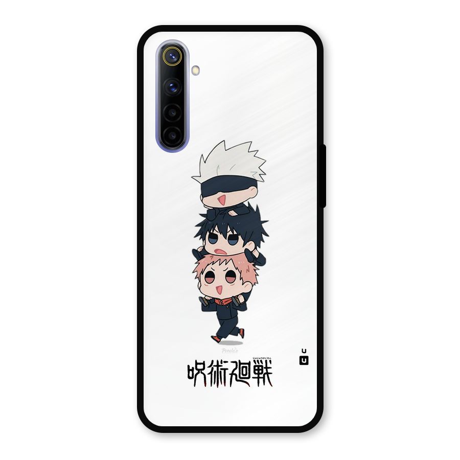 Top Gojo Squad Metal Back Case for Realme 6i