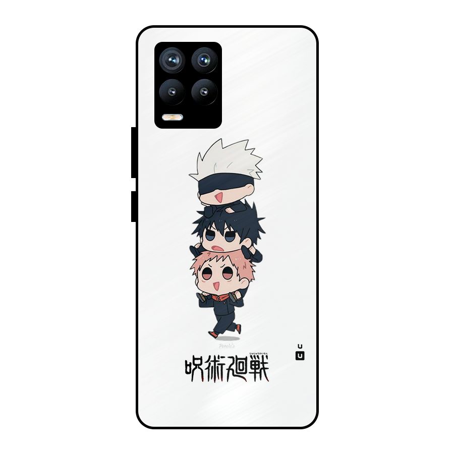 Top Gojo Squad Metal Back Case for Realme 8