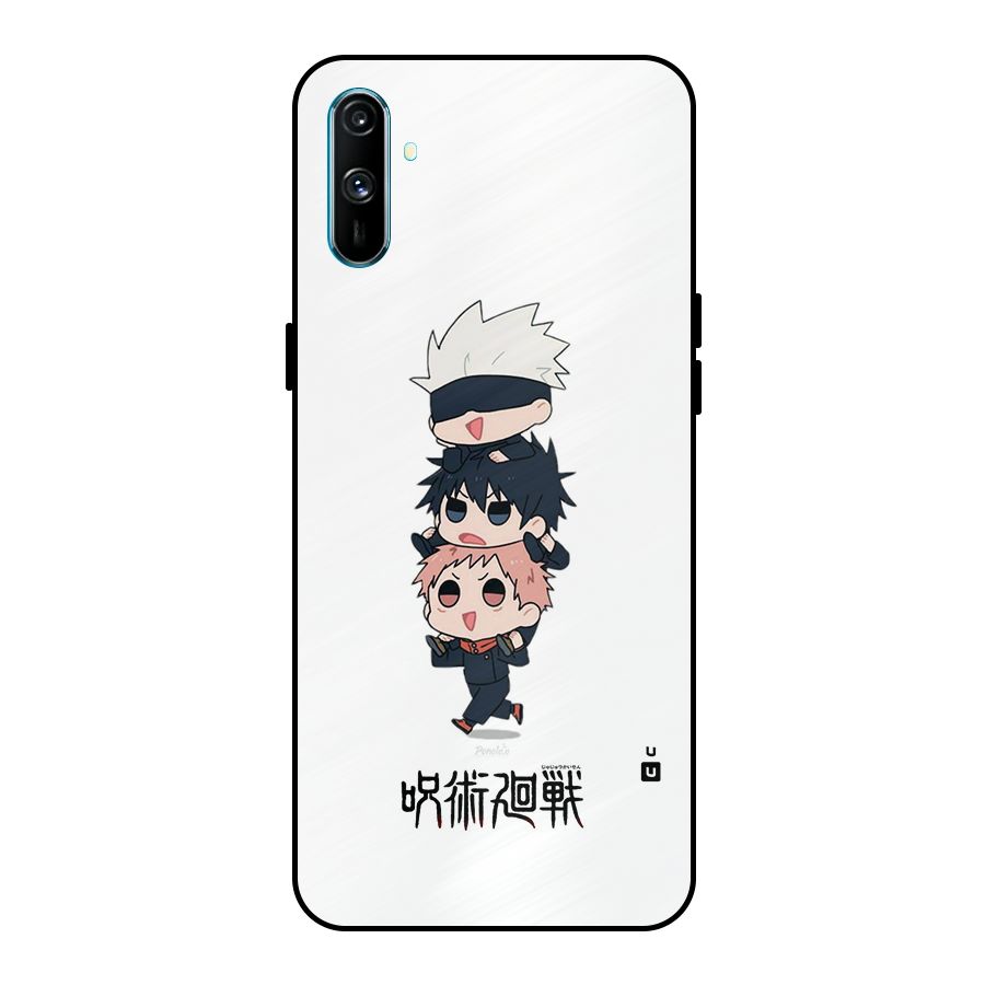 Top Gojo Squad Metal Back Case for Realme C3