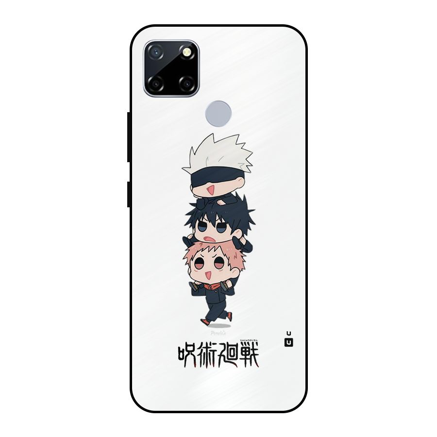 Top Gojo Squad Metal Back Case for Realme Narzo 30A