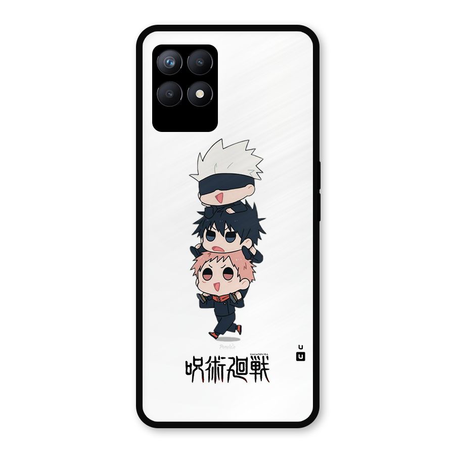 Top Gojo Squad Metal Back Case for Realme Narzo 50