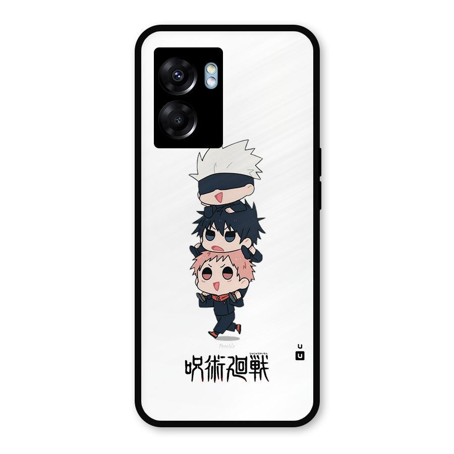 Top Gojo Squad Metal Back Case for Realme Narzo 50 5G