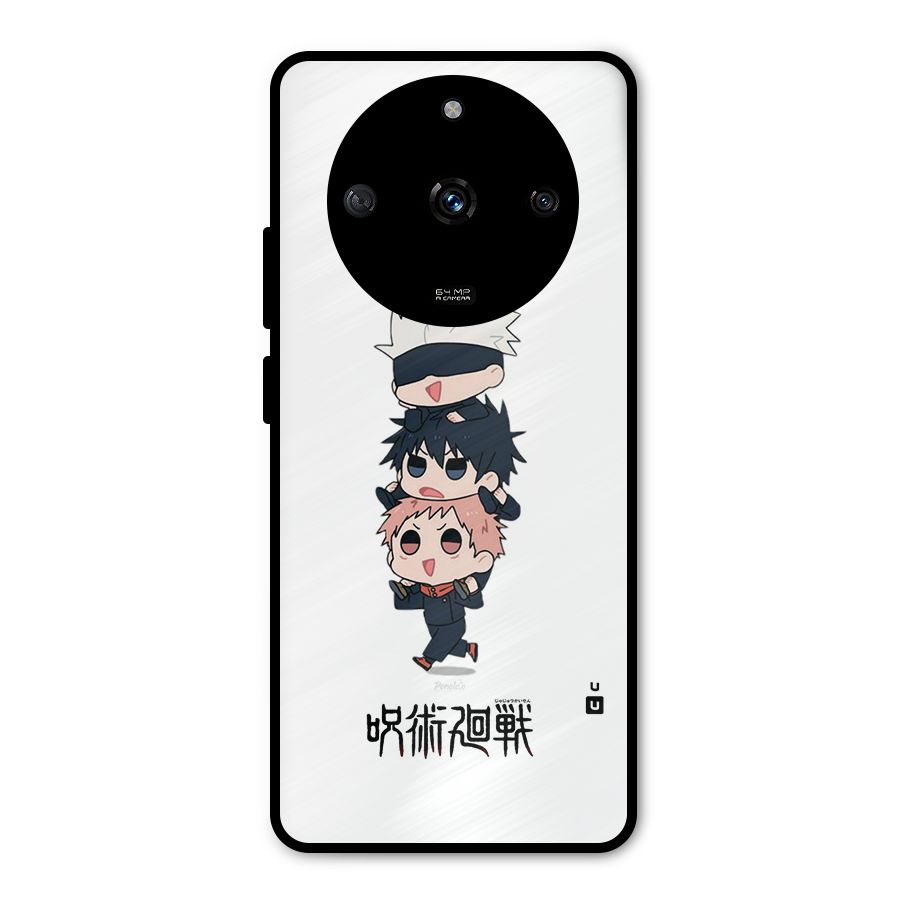 Top Gojo Squad Metal Back Case for Realme Narzo 60 5G