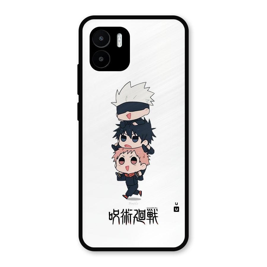 Top Gojo Squad Metal Back Case for Redmi A1