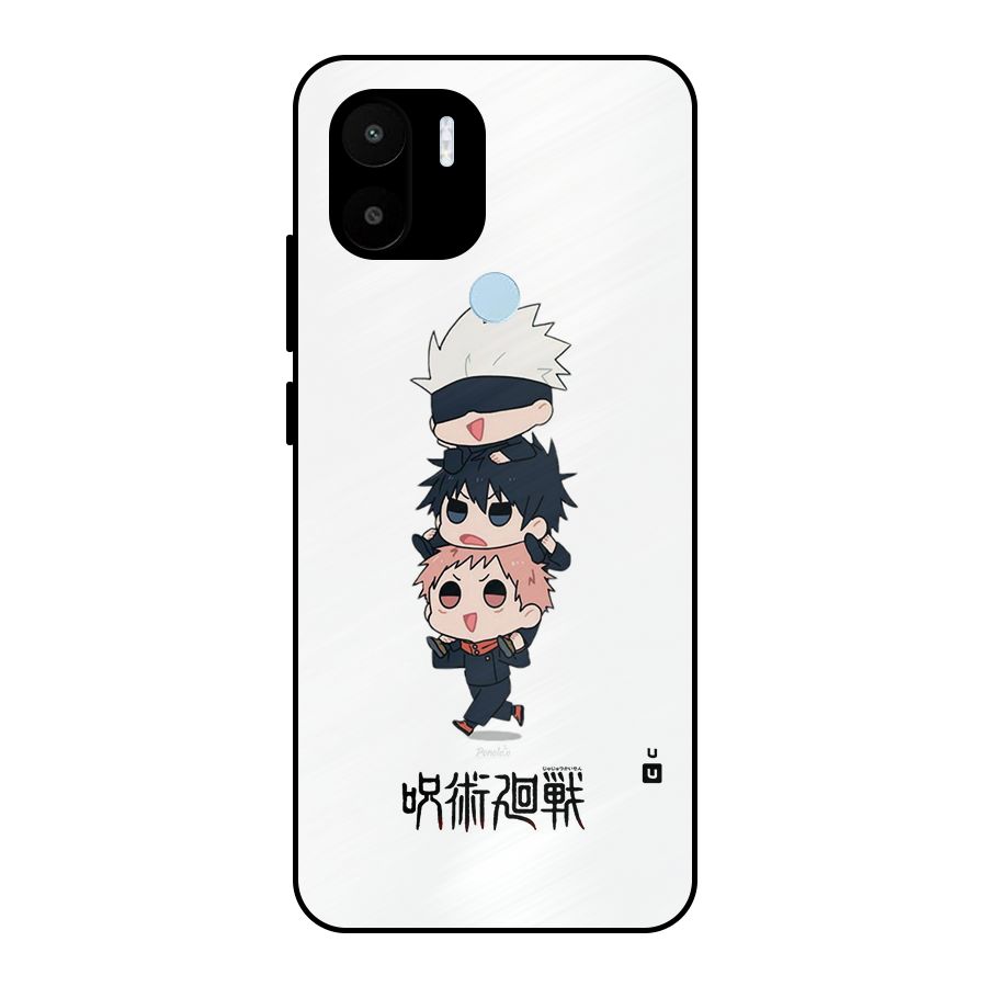 Top Gojo Squad Metal Back Case for Redmi A2 Plus