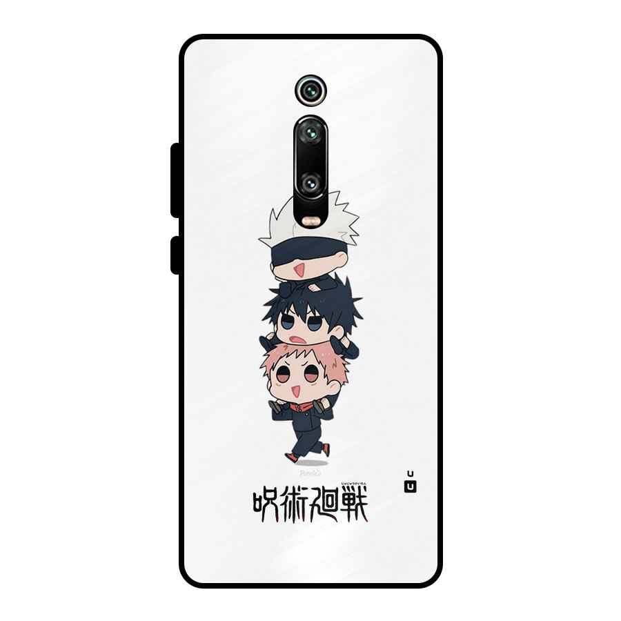 Top Gojo Squad Metal Back Case for Redmi K20 Pro