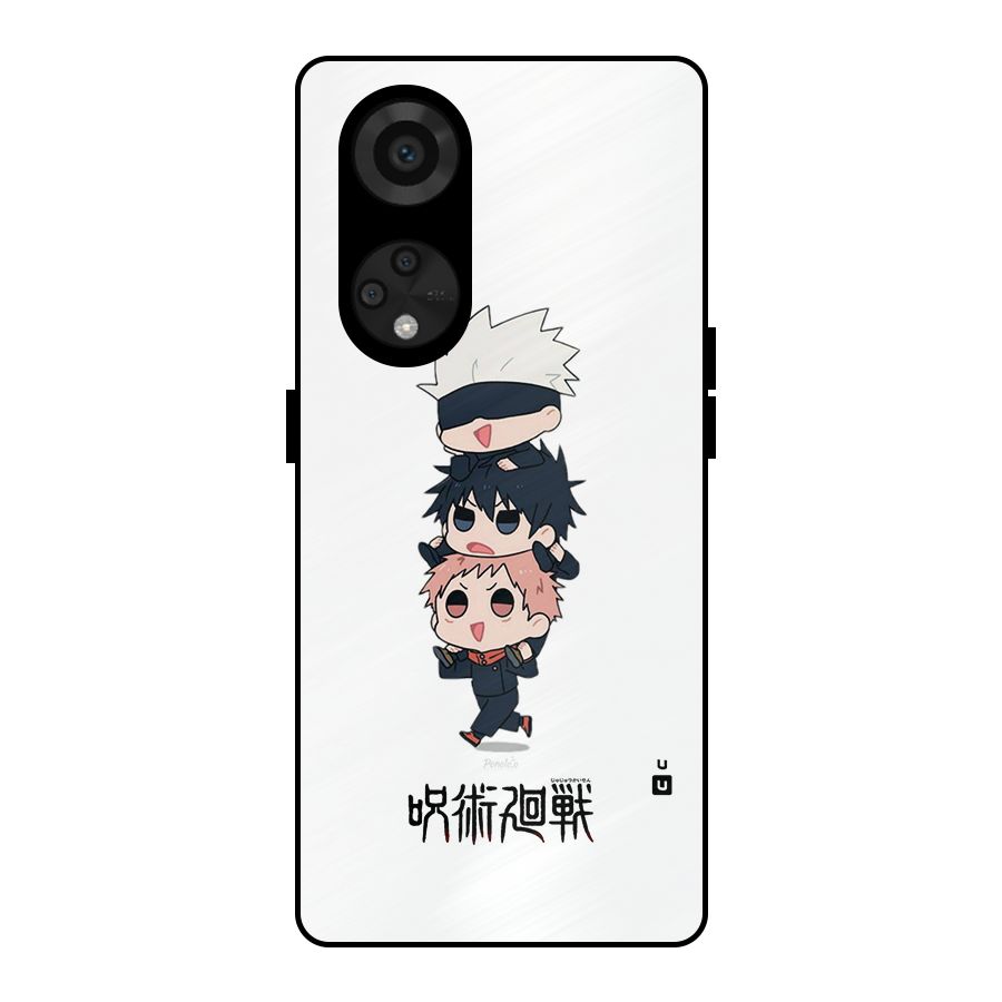 Top Gojo Squad Metal Back Case for Reno8 T 5G