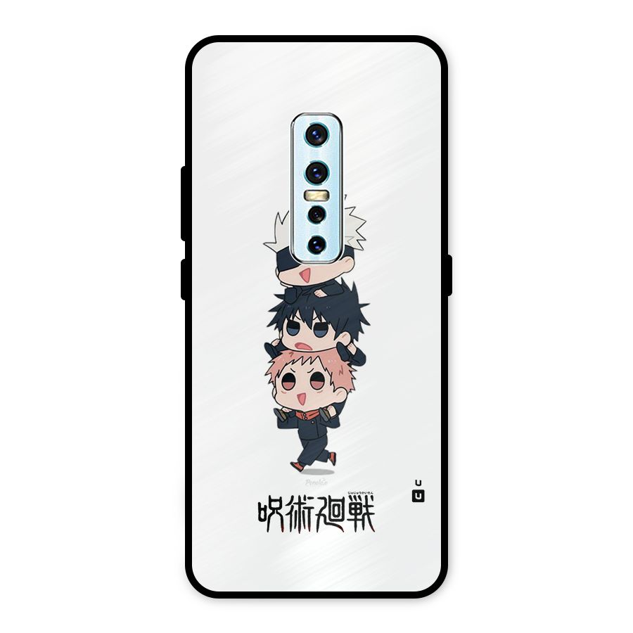 Top Gojo Squad Metal Back Case for Vivo V17 Pro