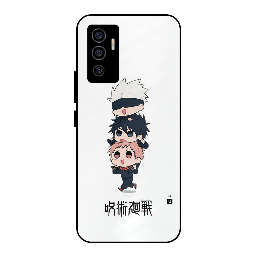 Top Gojo Squad Metal Back Case for Vivo V23e