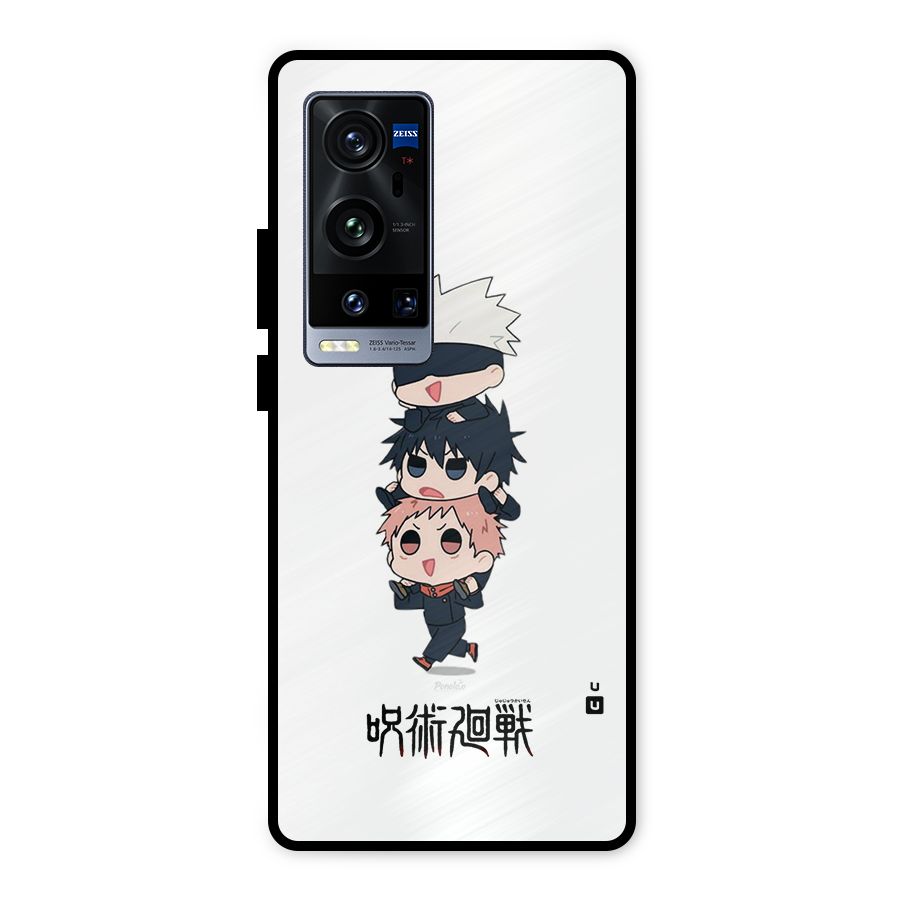 Top Gojo Squad Metal Back Case for Vivo X60 Pro Plus