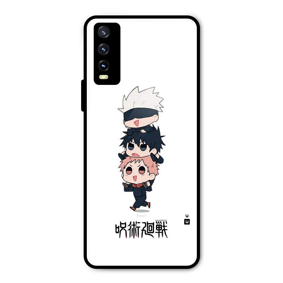 Top Gojo Squad Metal Back Case for Vivo Y20