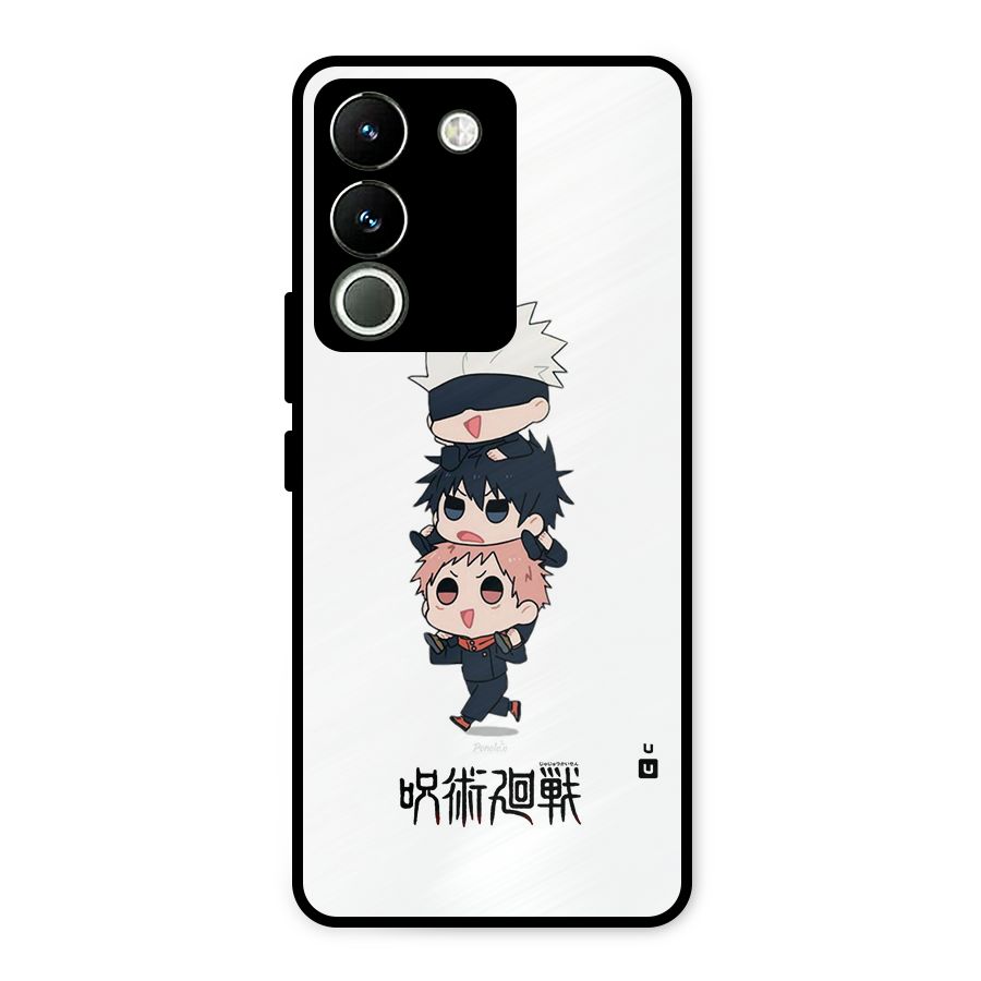 Top Gojo Squad Metal Back Case for Vivo Y200