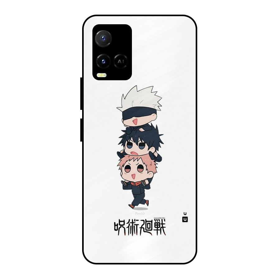 Top Gojo Squad Metal Back Case for Vivo Y21