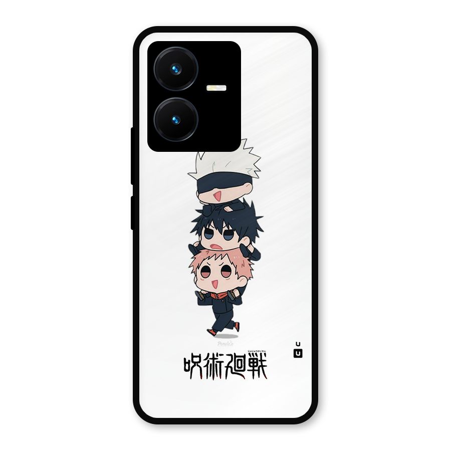 Top Gojo Squad Metal Back Case for Vivo Y22