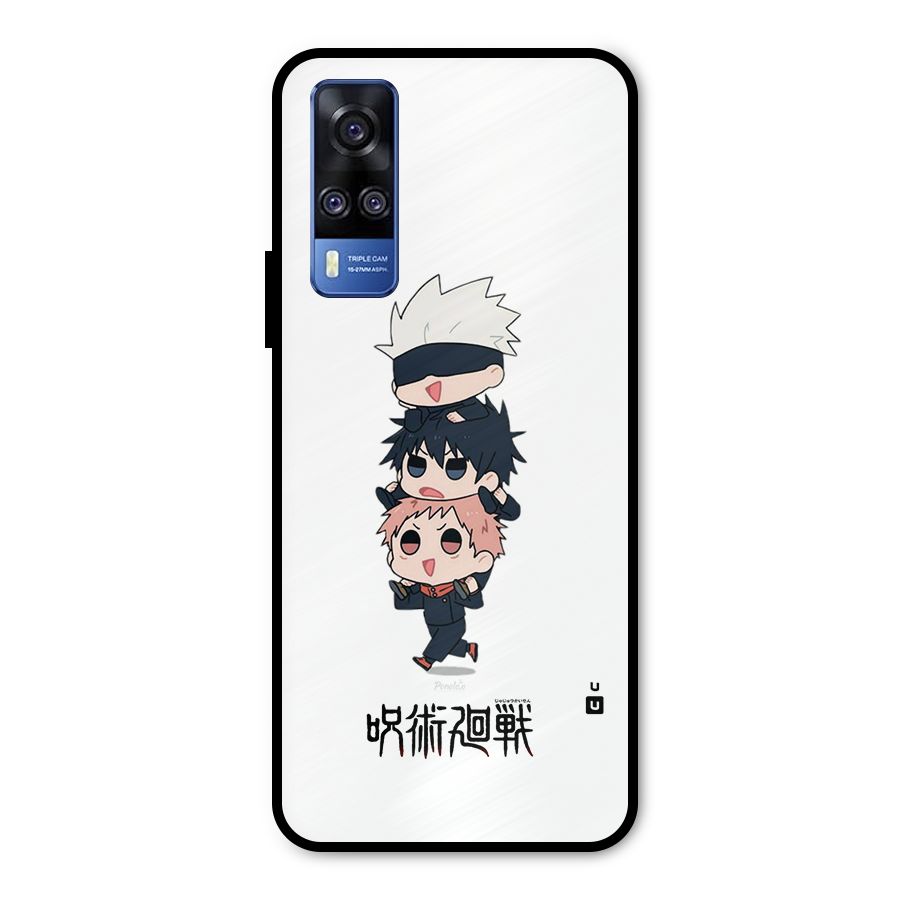 Top Gojo Squad Metal Back Case for Vivo Y31
