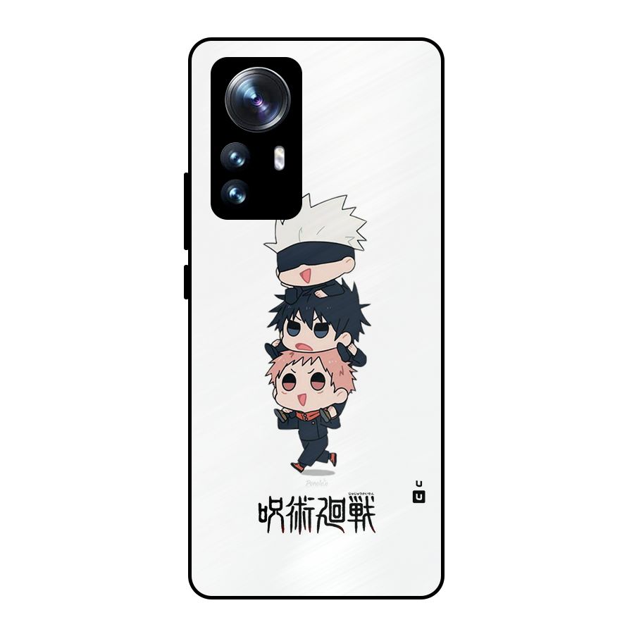 Top Gojo Squad Metal Back Case for Xiaomi 12 Pro