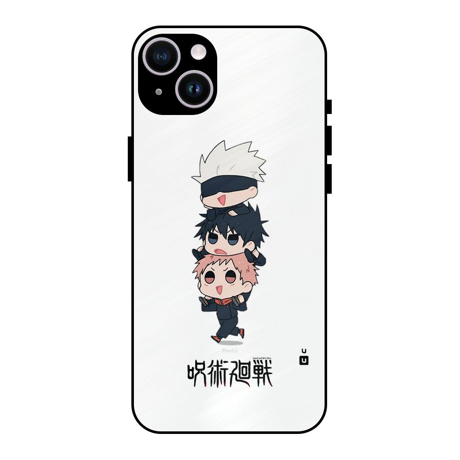 Top Gojo Squad Metal Back Case for iPhone 14 Plus