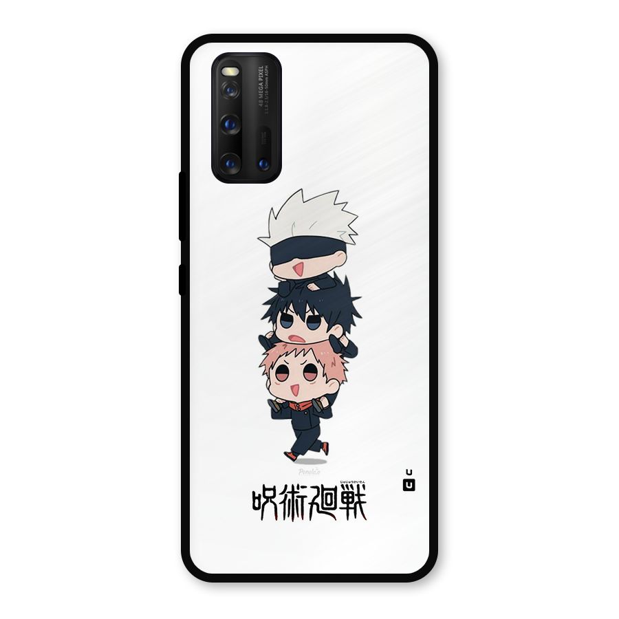 Top Gojo Squad Metal Back Case for iQOO 3