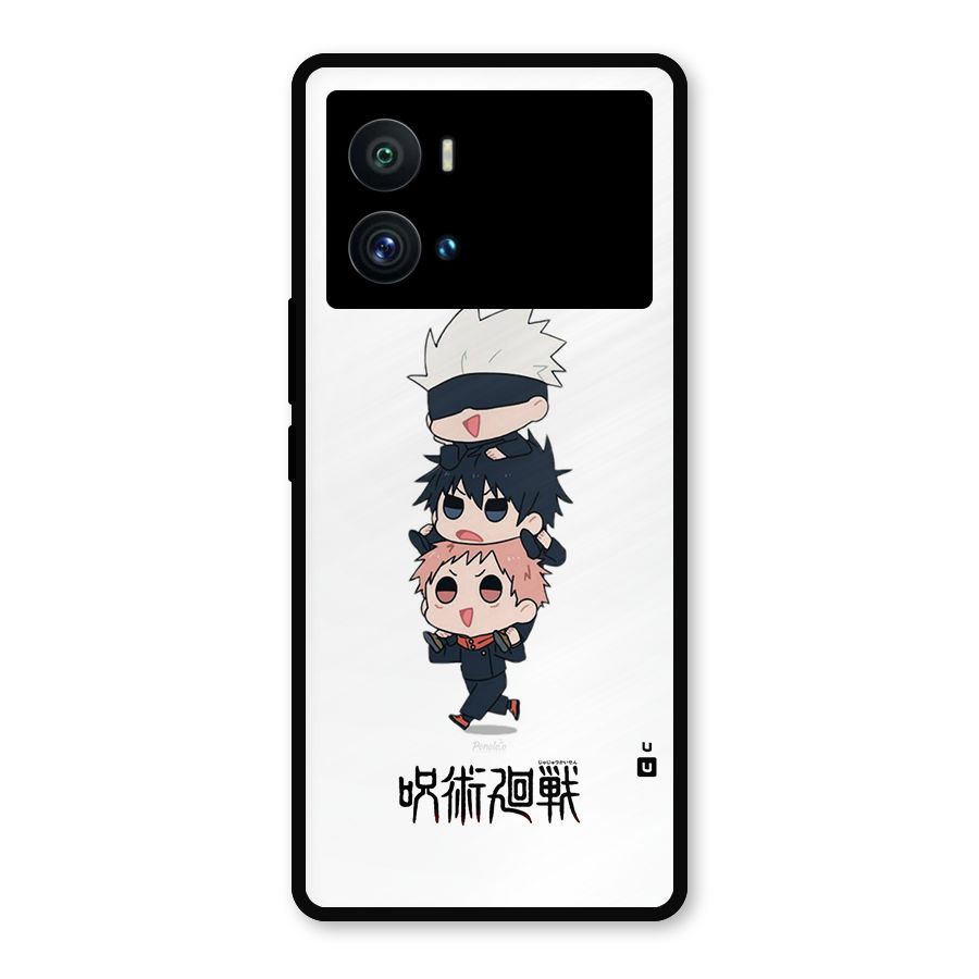 Top Gojo Squad Metal Back Case for iQOO 9 Pro