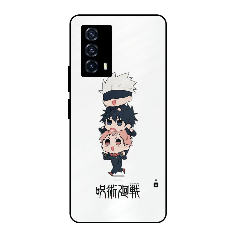 Top Gojo Squad Metal Back Case for iQOO Z5
